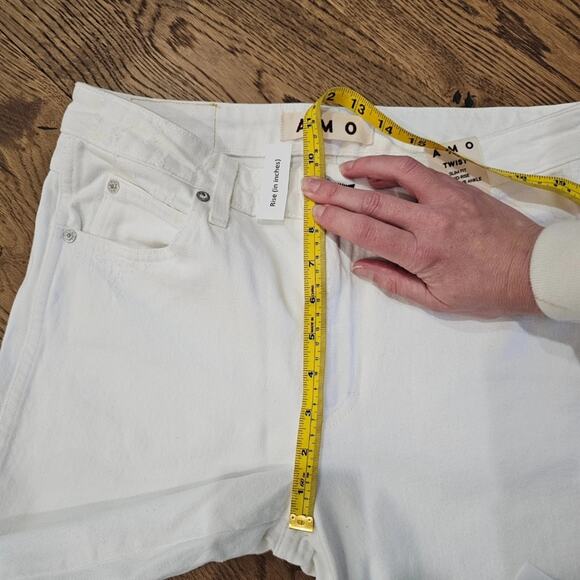 NWT AMO Mid Rise Twist Seam Ankle Skinny Jeans - Picture 8 of 10